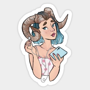 Demon Tunes Sticker